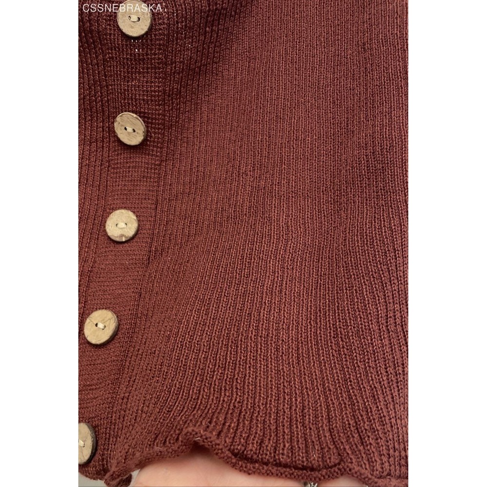Very J Brown Ribbed Knit Tank - Size M‎ - Picture 3 of 8